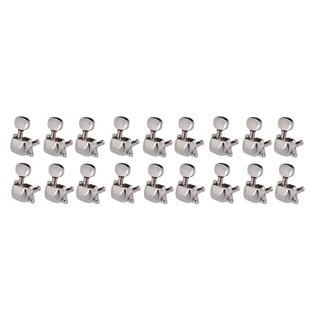 Naiovety 6 piezas clavijas de afinación de cabeza de máquina electrónica 6 cuerdas afinador de guitarra perillas accesorios de reparación de Type1 NO1 Naiovety CBP351471