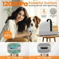 thumbnail image 4 of Dog Grooming Vacuum, Dog Grooming Kit with Pet Clippers, 12,000Pa Pet Hair Vacuum Pet Grooming Vacuum for Dogs, Dog Vacuum for Shedding Grooming, Low Noise Dog Shedding Brush Pet Vacuum, PG10, 4 of 8
