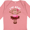 thumbnail image 4 of Inktastic Monkey 1st Birthday 1 Year Old Girl Girls Long Sleeve Baby Bodysuit, 4 of 5