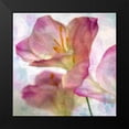 thumbnail image 2 of Malek, Honey 12x12 Black Modern Framed Museum Art Print Titled - Pink Hyacinth I, 2 of 5