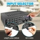 thumbnail image 5 of Pyle Amplificador de mezcla Bluetooth de doble canal - Mezclador de sonido de karaoke de montaje en rack de 2000 W Sistema de caja receptora estéreo para el hogar con RCA, USB, AUX - Para altavoz, PA,, 5 of 5