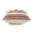 thumbnail image 4 of Ox Bay Nomad 18" x 18" Ivory/Multi-color Diamond Striped Cotton Adult Decorative Throw Pillow Cover, 4 of 7