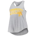 thumbnail image 2 of Women's Profile Heather Gray Tennessee Volunteers Arch Logo Racerback Scoop Neck Tank Top, 2 of 3