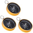 thumbnail image 3 of Zyyini 3Pcs Orienteering Compas Compas Porte-Clés en Alliage d'Aluminium pour la Randonnée Automobile, Orientation Boussole, Porte-Clés de Boussole, 3 of 8