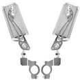 thumbnail image 3 of Lot de 2 Rétroviseurs de Vélo Réglables Pivotants Grand Angle Rétroviseurs en Alliage d'Aluminium Rétroviseurs de Sécurité, 3 of 7