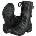 thumbnail image 2 of Soda Dome Mid Calf Height Women's Military / Combat Boots, 2 of 3