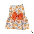 thumbnail image 1 of Robe Florale pour Chien Respirante avec Nœud Design Chandail Costumes Robe pour Animaux D3Q2, 1 of 9