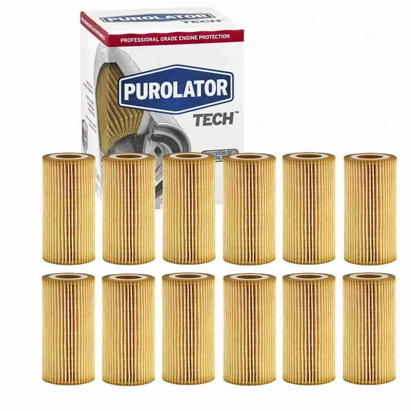 12 pc Purolator TECH TL35581 Engine Oil Filters for 06D 115 466 06D 115 562 06D 198 405 27187 37187 47187 57187 61857187 7187 84187 AL9911 ALO27 CF5581 CH9911 COC9911 FP9911 G-313 G7187 G7187XL