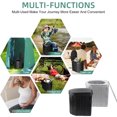 thumbnail image 2 of Luniquz Portable Toilet for Camping, Portable Potty for Adults, Porta Potty Travel Toilet Commode Bucket Toilet for Camping, Car, Travel, Outdoor, Hiking, Trips, Tent, Beach, Black, 2 of 9