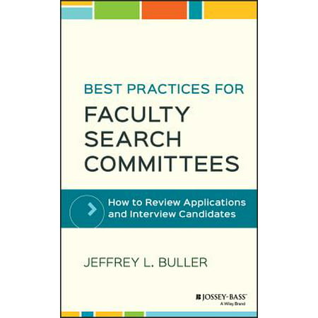 Best Practices for Faculty Search Committees - (Investment Committee Best Practices)