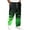 Green, variant on GrmtClth Plus Size Sweatpants For Men Halloween Pumpkin Bat All Over Print Cuffed Joggers Adjustable Drawstring Waist Side Pockets Holiday Casual Athletic Trousers Blue L