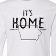 thumbnail image 4 of Inktastic It's Home- State of Iowa  Outline Distressed Text Long Sleeve Youth T-Shirt, 4 of 5