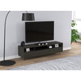thumbnail image 2 of Tv Stand - 55"L Grey wood / Two drawers & Three shelves, 2 of 3