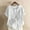 White, variant on CLOISE Short Sleeve Shirt Women Plus Size Tops Button Round Neck Casual Pullover Graphic Summer Blouses Black