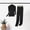 Black, variant on siminseming Christmas Women Pajama Sets Round Neck Cotton Long Set Women's Thermal Underwear Thin Cotton Sweater Line Clothing Autumn And Winter Clothing Shoes & Accessories
