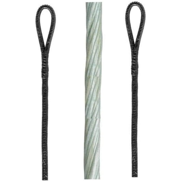 PSE Replacement Recurve Bow String 12ST 62" Black & White STR62