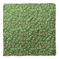 thumbnail image 4 of Bimba Bandanas pour Tête Imprimés en Pure Soie Vert Rouge Baies et Feuilles Foulard d'Été pour Cou 40 x 40 Pouces, 4 of 6