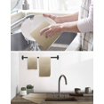thumbnail image 5 of Brown Beige Kitchen Dish Towels for Drying Dishes Set of 4, Gradient Monochrome Modern Country Waffle Weave Microfiber Hand Tea Bathroom Towels Quick Dry & Absorbent Towel 15.7x23.6, 5 of 7