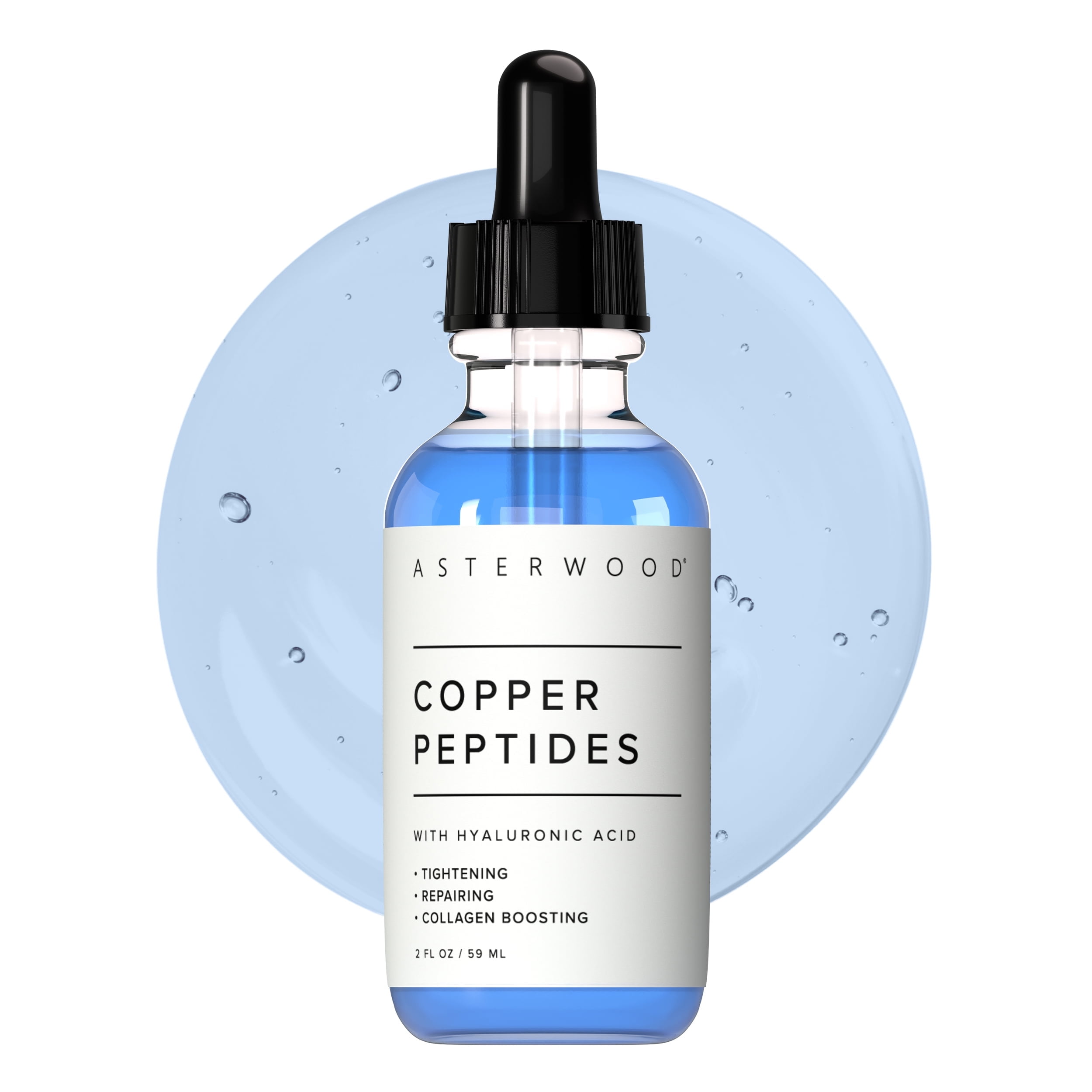 anairui copper peptides ghk cu serum ANAiRUi Copper Peptides Serum for Face -Copper Peptide Face Serum +  Hyaluronic Acid - Reduces Fine Lines & Wrinkles, Plumping and Radiant Skin,  1.fl.Oz