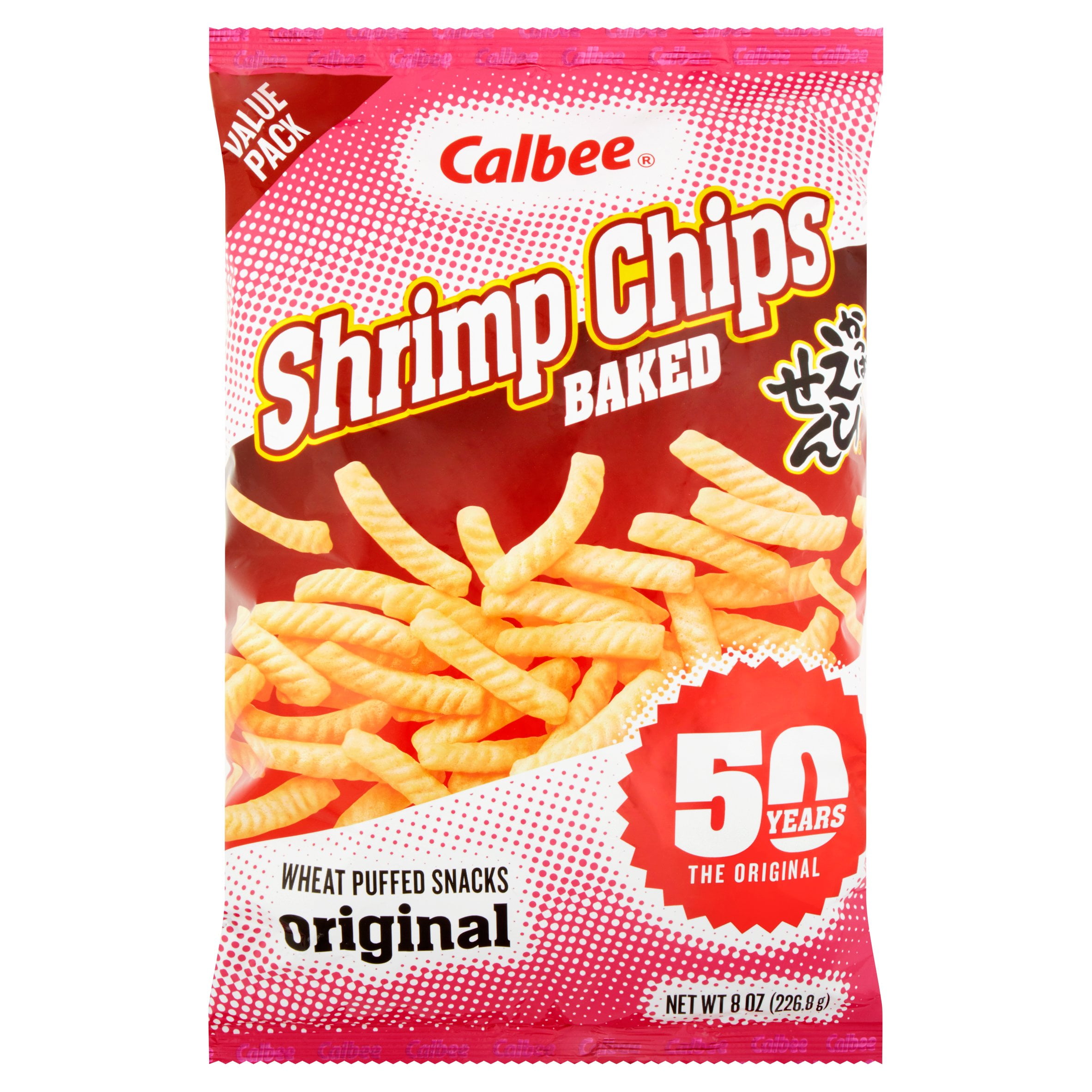 Calbee Shrimp Chips Wheat Puffed Snacks, 8 oz by Calbee North America, LLC