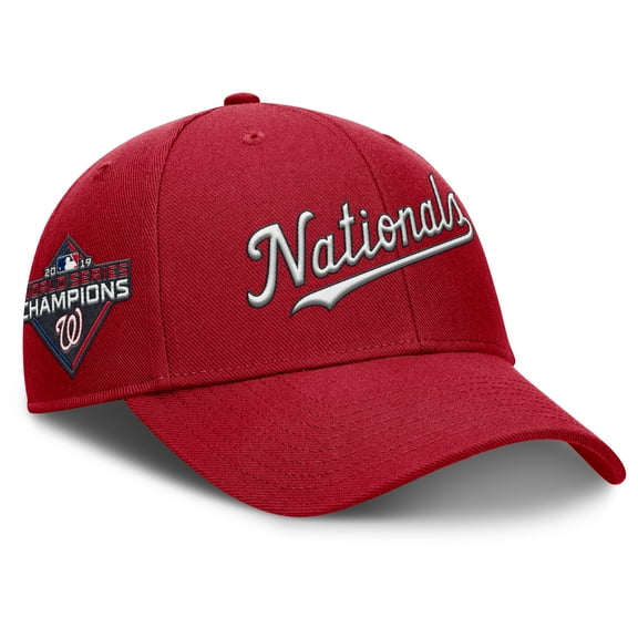 Men's Nike Red Washington Nationals Rise Gaberdine Adjustable Hat