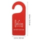 thumbnail image 3 of No perturbe el signo de doble letrero de la puerta del hotel de la puerta del hotel de la oficina del colgador de la oficina del hotel etiqueta de la habitación del hotel, 3 of 5
