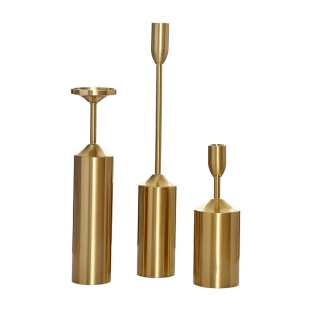 Candelabro para velas cónicas Juego de 6 Candelabro Multi-ocasión para Juego de 3