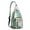 Dark-green, variant on Highland Cow Print Canvas Sling Bag - Rustic Farmhouse Crossbody Backpack for Men & Women, Cute Cow Lovers Shoulder Daypack (Black & White Cow Pattern, Funny Farm Design, Unisex Casual Rucksack)