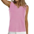 thumbnail image 4 of aidice Cotton Tank Top for Women Fitted Sleeveless Breathable Tanks Solid Color Summer Casual Top, 4 of 6