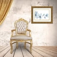 thumbnail image 3 of Loreth, Lanie 32x24 Gold Ornate Wood Framed with Double Matting Museum Art Print Titled - Blue Blooming Whispers I, 3 of 4