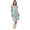Blue Flower, variant on Casual Nights Women's Lace Short Sleeve Nightgown