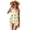 Bee Sunflower Beige, variant on Cute Animal Paws Blue Print Girl's One Piece Swimsuits with Removable Bra One Shoulder Bathing Suit with Mesh Cover Up 1 Piece Swimsuit Swimwear, Size 11-12 Years