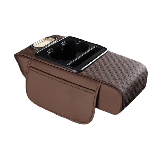 Cojín para reposabrazos de coche, funda para reposabrazos de vehículo, accesorios para coche, funda para consola central Marrón