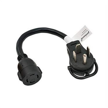 Parkworld 60776 Welder Adapter Cord Welding NEMA 14-60P to L14-30R Generator 4 Prong Female, 30AMP, 1.5FT