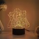 thumbnail image 1 of Acrílico 3D Arcane Jinx de Night Light Legends con base de ABS, 1 of 5