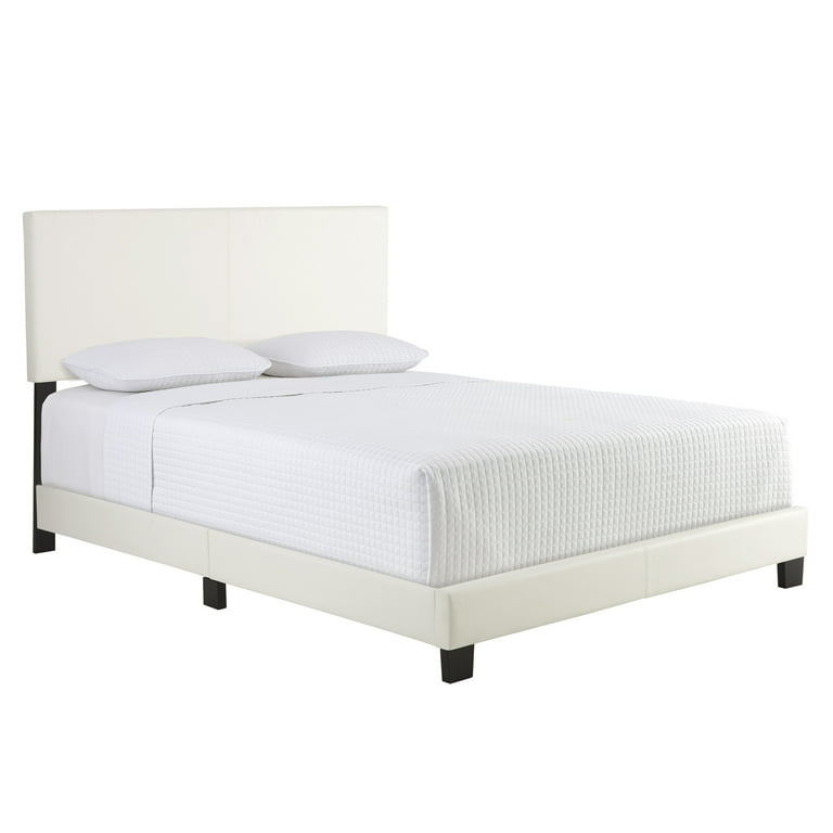 Boyd Sleep Florence White Faux Leather Twin Size Fully Boyd Sleep Florence White Faux Leather Twin Size Fully