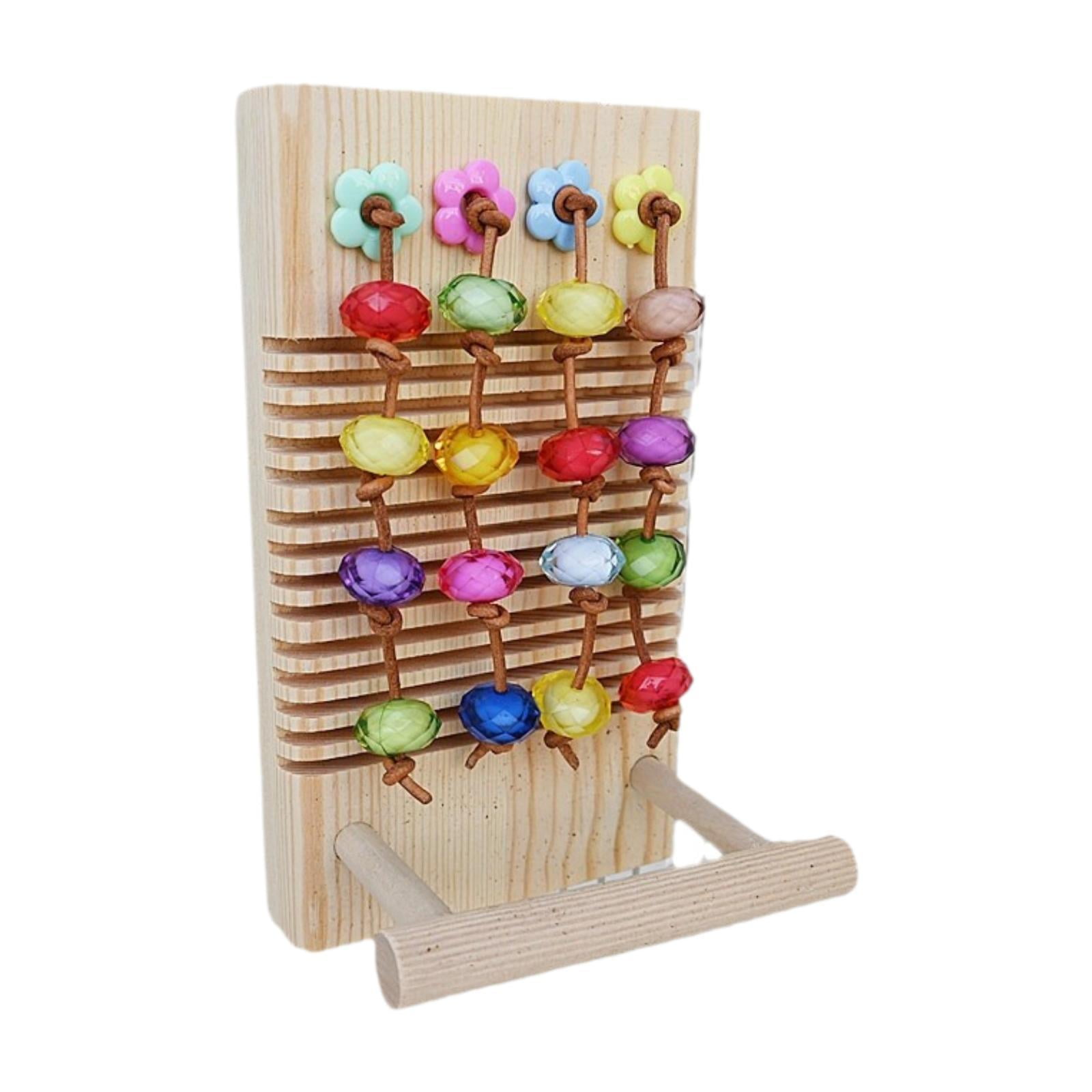Bvdfgk Parrot Chewing Toys Bird Toy Birds Climbing Toy Bird Cage Accessories with Perch
