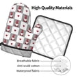 thumbnail image 4 of Gaeub Gnomes and Hearts Print Oven Mitts and Pot Holders Sets of 2,Heat Resistant Pad,Cooking Gloves, for Baking BBQ Home Decor, 4 of 7