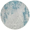 thumbnail image 2 of Addison Rugs Chantille Indoor/Outdoor Transitional Medallions Teal Washable Round Rug, 8' x 8', 2 of 6
