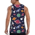 thumbnail image 3 of Easygdp Rocket Satellite Men's Tank Top, Sleeveless Muscle T Shirts, Breathable, Quick-Dry, Loose for Gym, Running, Fitness - Medium, 3 of 9