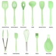 thumbnail image 3 of MegaChef Mint Green 12 Piece Silicone Cooking Utensils, 3 of 7