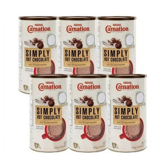 Nestle Carnation Simply Hot Chocolate 1.9 kg/4.18 Lbs (6/Case)
