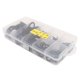 thumbnail image 1 of Yunxwd BOROCO Juego De Anillos Guía para Caña De Pescar con Señuelo, Anillos Guía De Cerámica De Acero Inoxidable De Una Sola Pierna, Equipo De Pesca con Caja De Almacenamiento, 75 Uds., 1 of 5
