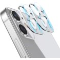 thumbnail image 1 of Camera Lens Protector for iPhone 12, Aluminum Alloy Lens Protective Ring - Silver, 2 Pcs, 1 of 7