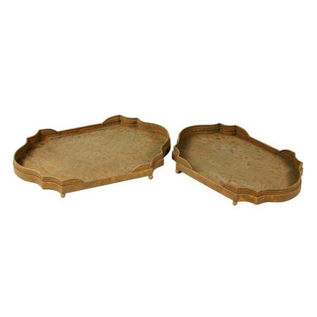 UPC 805572638893 product image for 2-Pc Trays in Brown Finish | upcitemdb.com