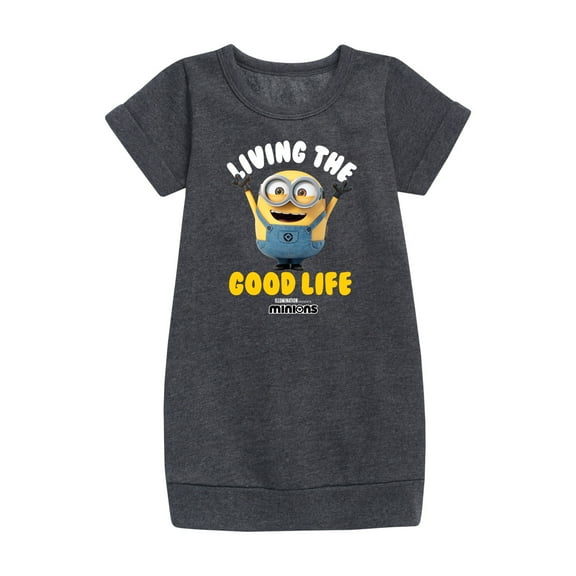 Despicable Me Minions - Living The Good Life - Toddler & Youth Girls Fleece Dress