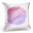 thumbnail image 1 of EREHome Purple Circle Pink Watercolor Design Colorful Splatter Throw Pillow Case Pillow Cover Sofa Home Decor 16x16 Inches, 1 of 1