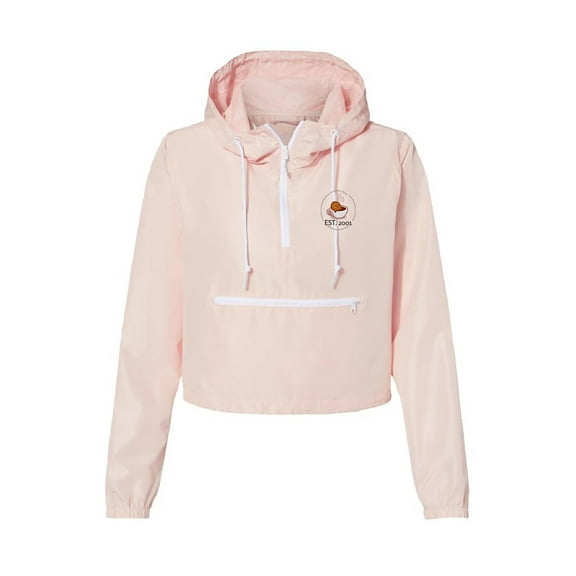 Lightweight Pullover Crop Windbreaker