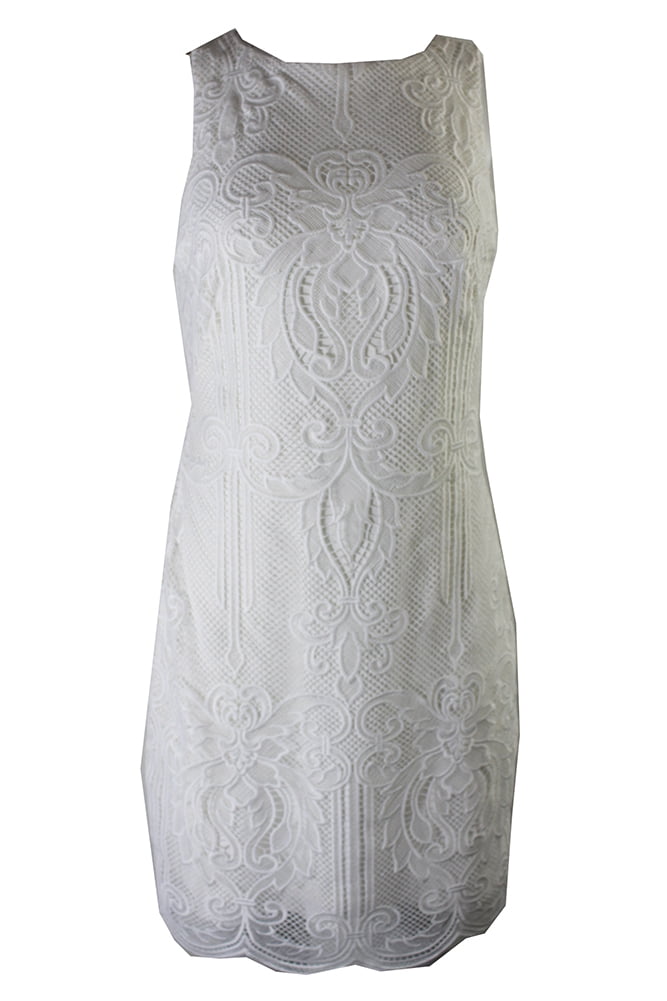 Lauren ralph lauren white lace dress Clearance