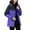 Purple, variant on ATOYSOY Women's Windproof Ski Jackets Warm Long Sleeve Zip Pocket Hooded Jacket Windproof Hiking Jacket for Women Winter Beige L
